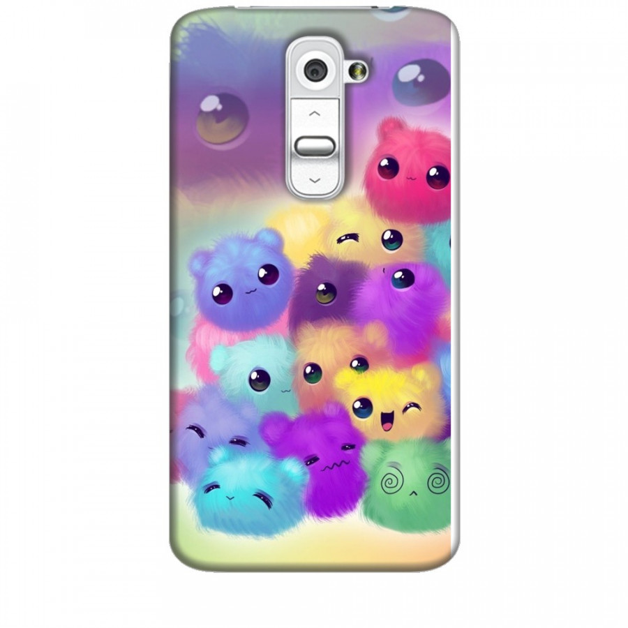 Ốp lưng dành cho điện thoại LG G2 Mèo Con Ngũ Sắc