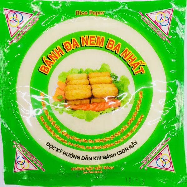 Bánh đa nem Ba Nhất 40g-16cm x5 gói