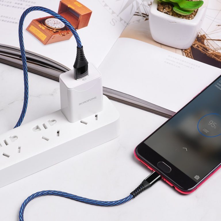 Cáp Sạc Nhanh Truyền Dữ Liệu BOROFONE BU13, 1.2m Cổng Micro USB - Hàng Chính Hãng