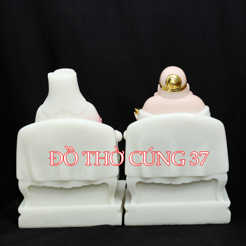 TƯỢNG THẦN TÀI THỔ ĐỊA ÁO ĐỎ HỒNG - BỘT ĐÁ CAO CẤP HÀNG ĐÀI LOAN