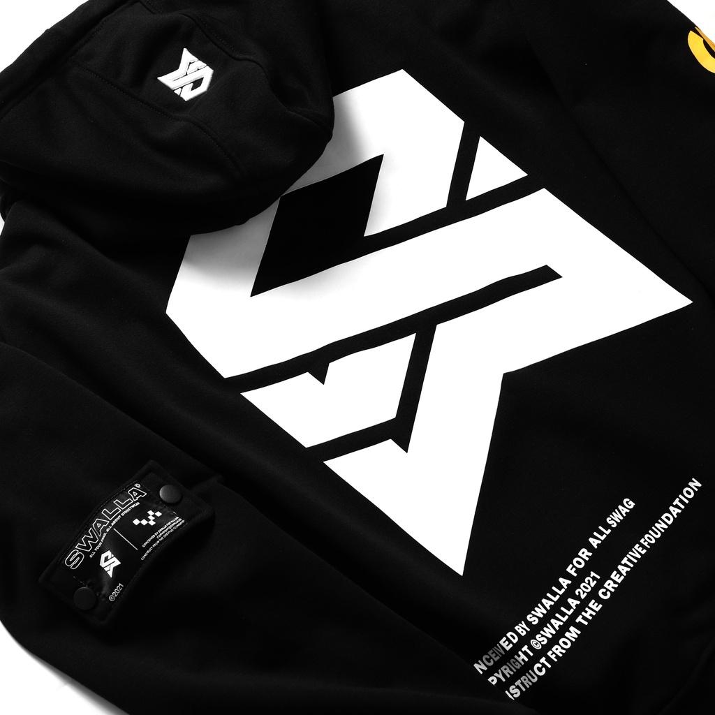 Áo hoodie SWALLA BIGLOGO vải French Terry CAO CẤP