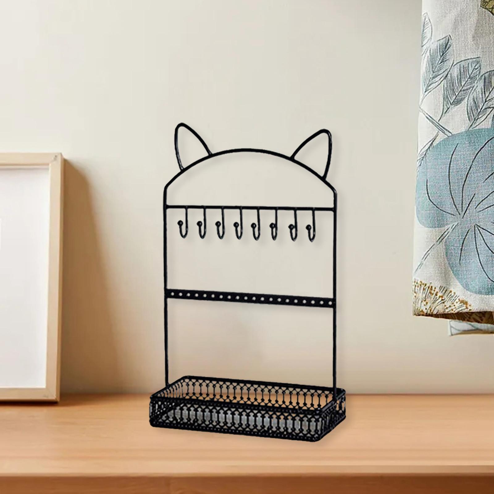 Jewelry Display Rack Holder Storage Tray Hanging Anklets   Desk