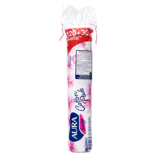 Bông tẩy trang Aura Cotton Pads 150 miếng