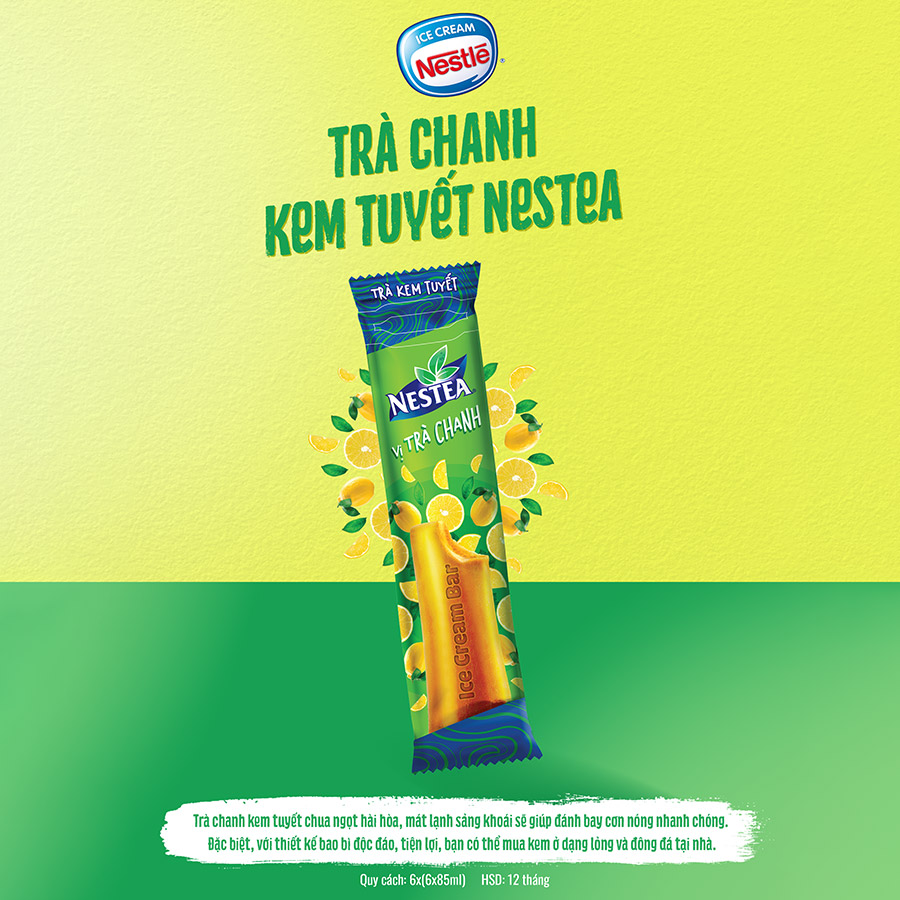 [Tặng 1 Túi Giữ Nhiệt] Combo 3 hộp Trà Kem Tuyết Nestea vị