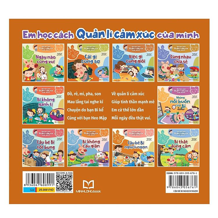 Sách Em học cách quản lí cảm xúc của mình