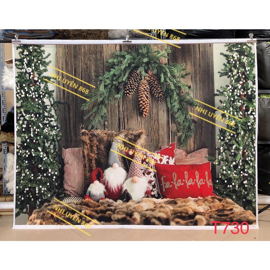 Thảm vải chụp ảnh / Thảm vải treo tường / Tranh vải decor chủ đề giáng sinh/ Noel