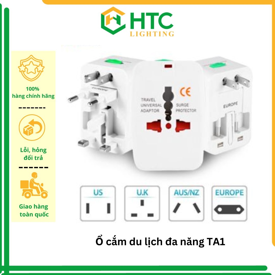 Ổ CẮM DU LỊCH 2 chân, 3 chân - hàng chính hãng MPE