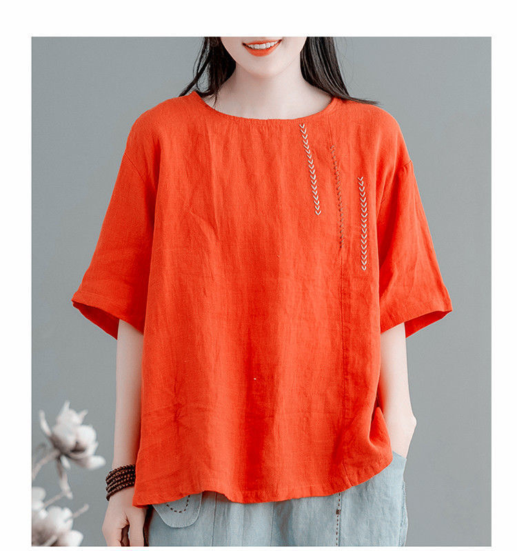 Áo kiểu nữ form rộng fullsize M đến 2XL, áo đũi nữ thêu hoa họa tiết dễ mix đồ