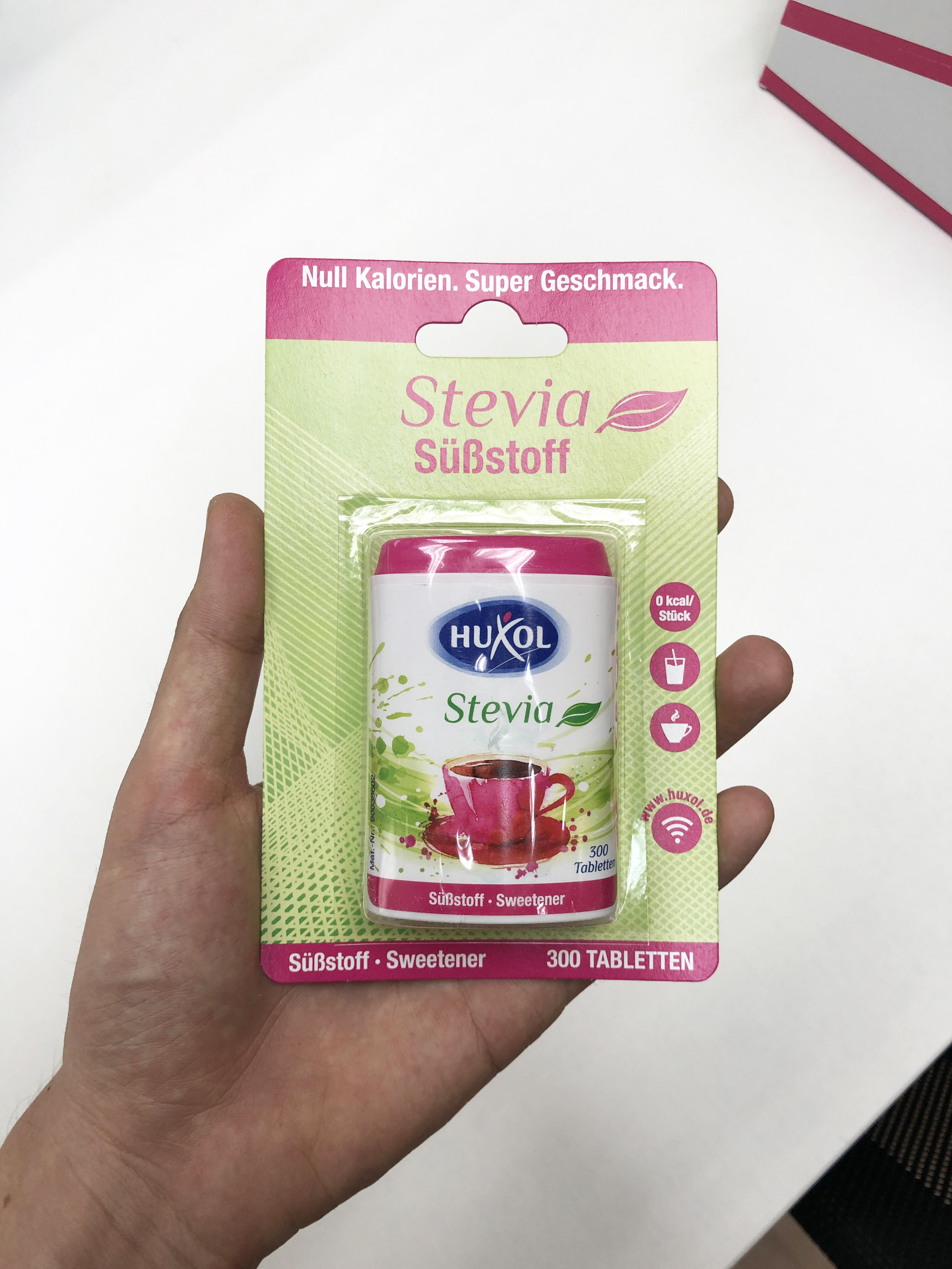 Đường Ăn Kiêng Sweetener Huxol Cỏ Ngọt Stevia Tự Nhiên 300 viên - Nhập khẩu chính hãng từ Đức - Dành cho người tiểu đường, giảm cân, cao huyết áp