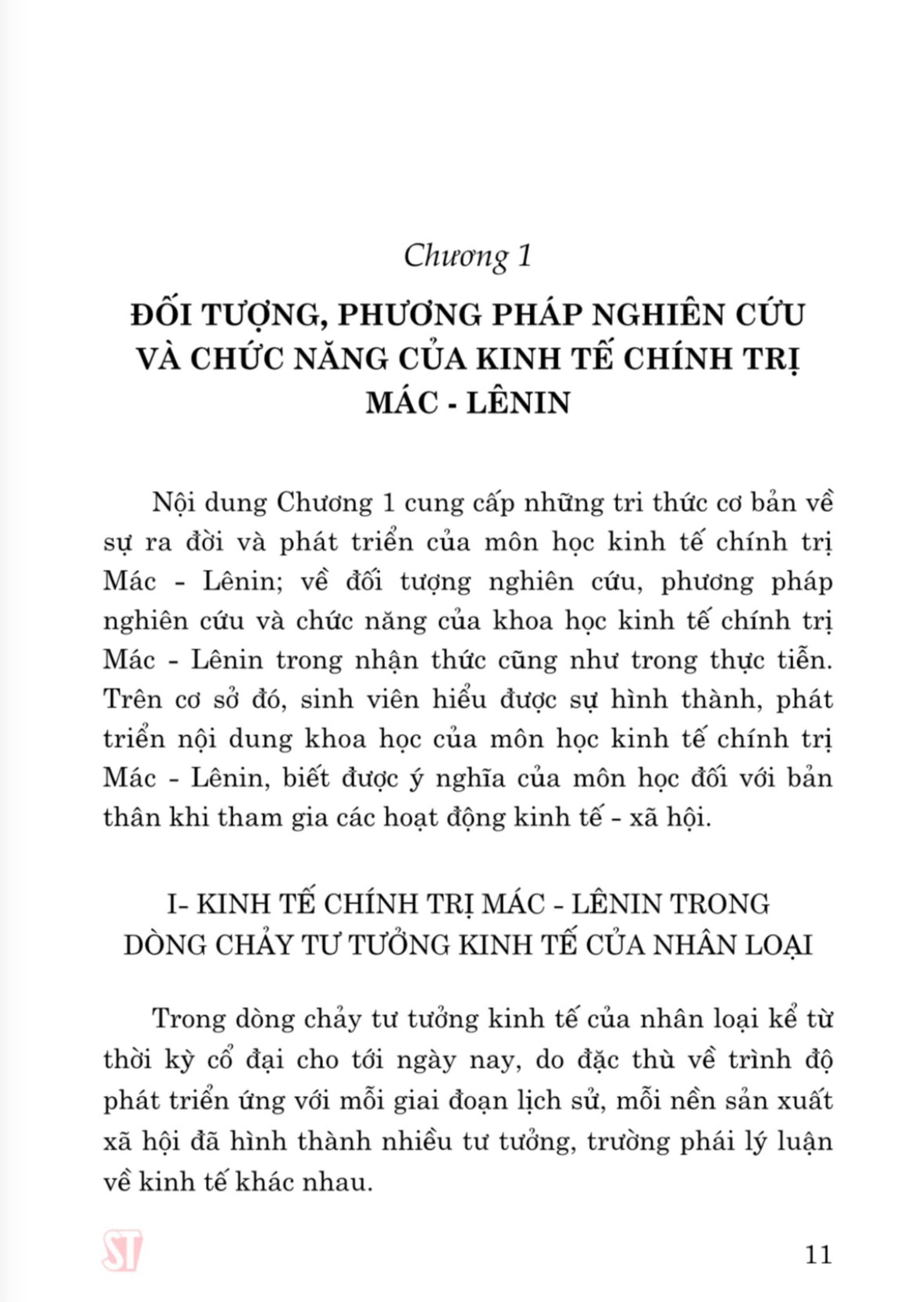 Giáo trình Kinh tế chính trị Mác - Lênin (Dành cho bậc đại học hệ chuyên lý luận chính trị) (bản in 2024)