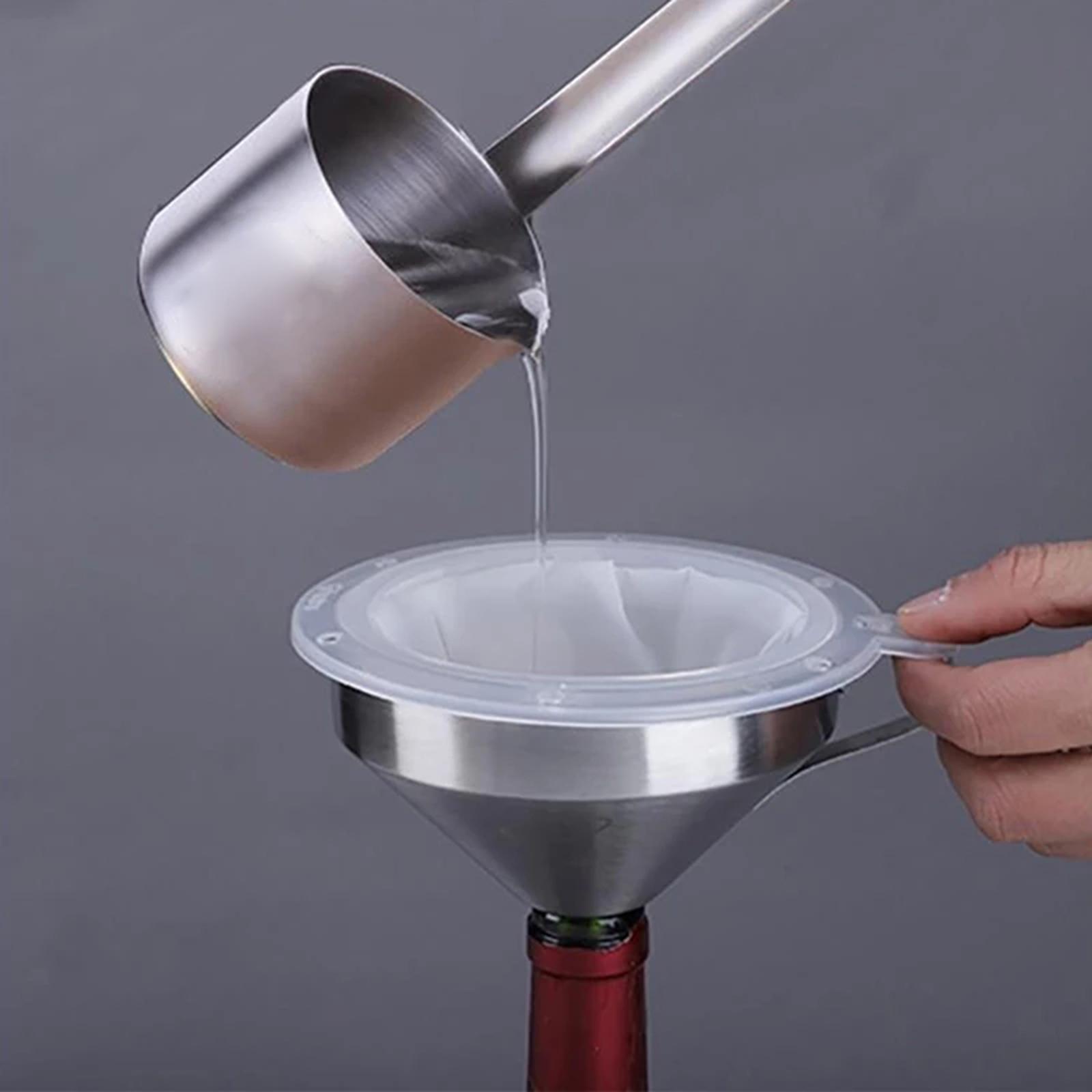 Food Grade Food Filter Strainer with 200 Mesh and 100 Mesh for Transferring