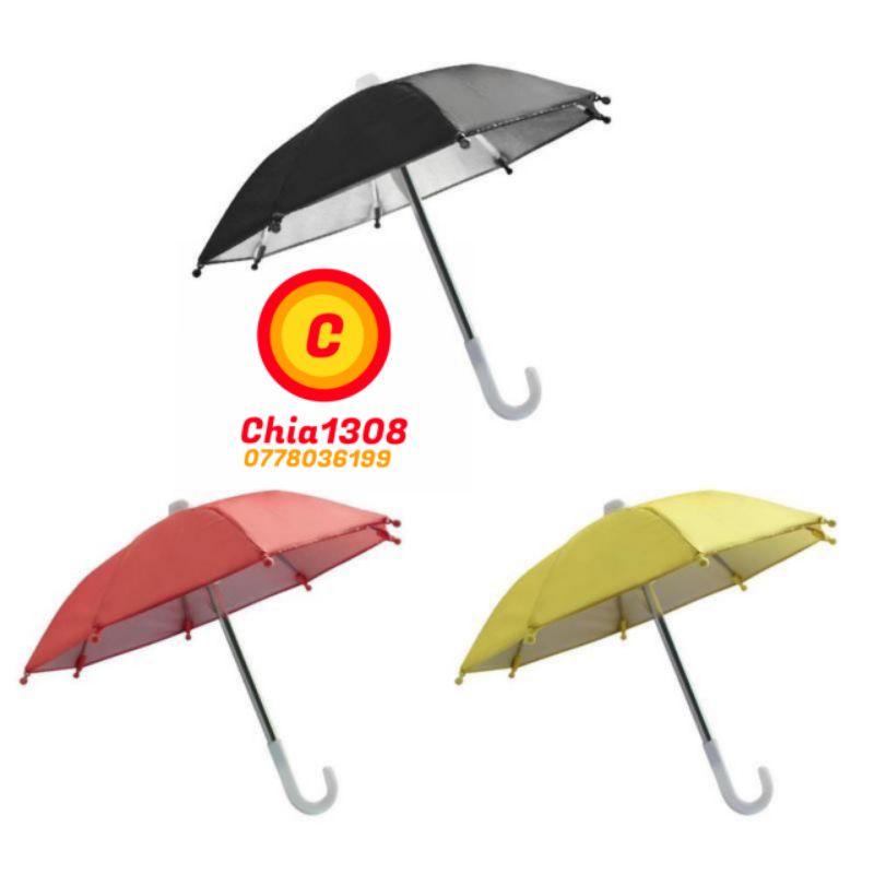 Ô DÙ MINI 2 LỚP CAO CẤP CHE NẮNG MƯA CHO ĐIỆN THOẠI GẮN TRÊN GIÁ ĐỠ ( SỈ IB)