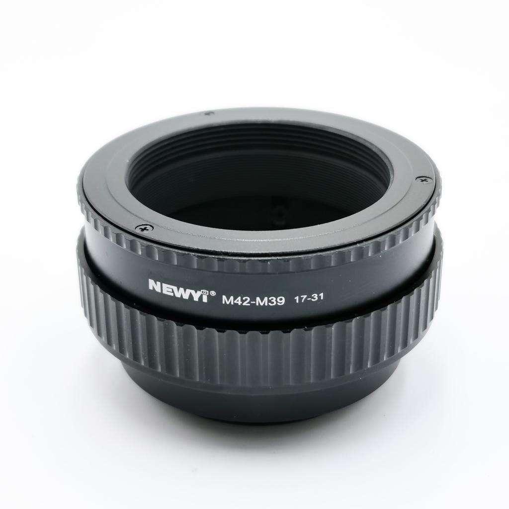 M42-M39 17-31mm Metal Macro Focus Lens Screw Mount Adapter for Camera Parts