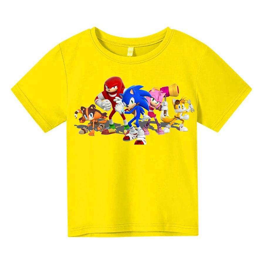 Áo thun trẻ em biệt đội sonic 4 Có size người lớn, King Cotton