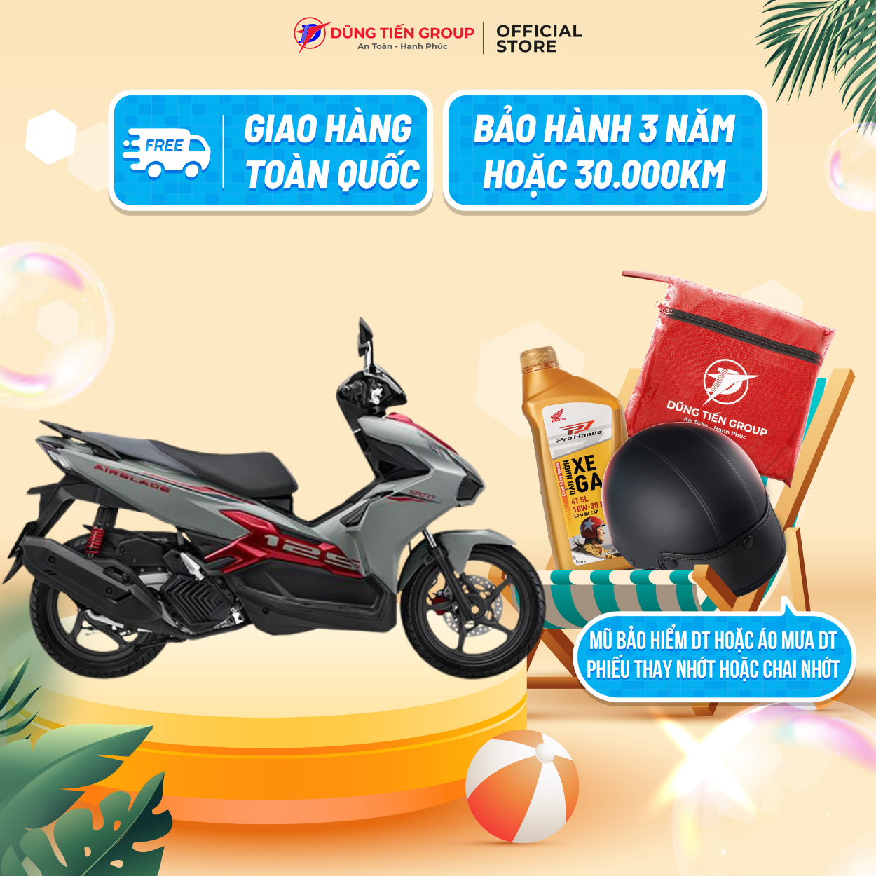 Xe Máy Honda Air Blade 125 2025 - Phiên Bản Thể Thao
