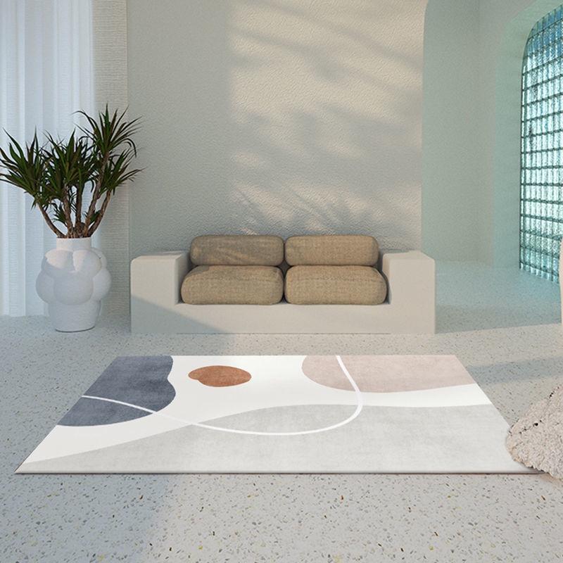 Thảm Lót Sàn Họa Tiết Trừu Tượng Phong Cách Bắc Âu Độc Đáo
