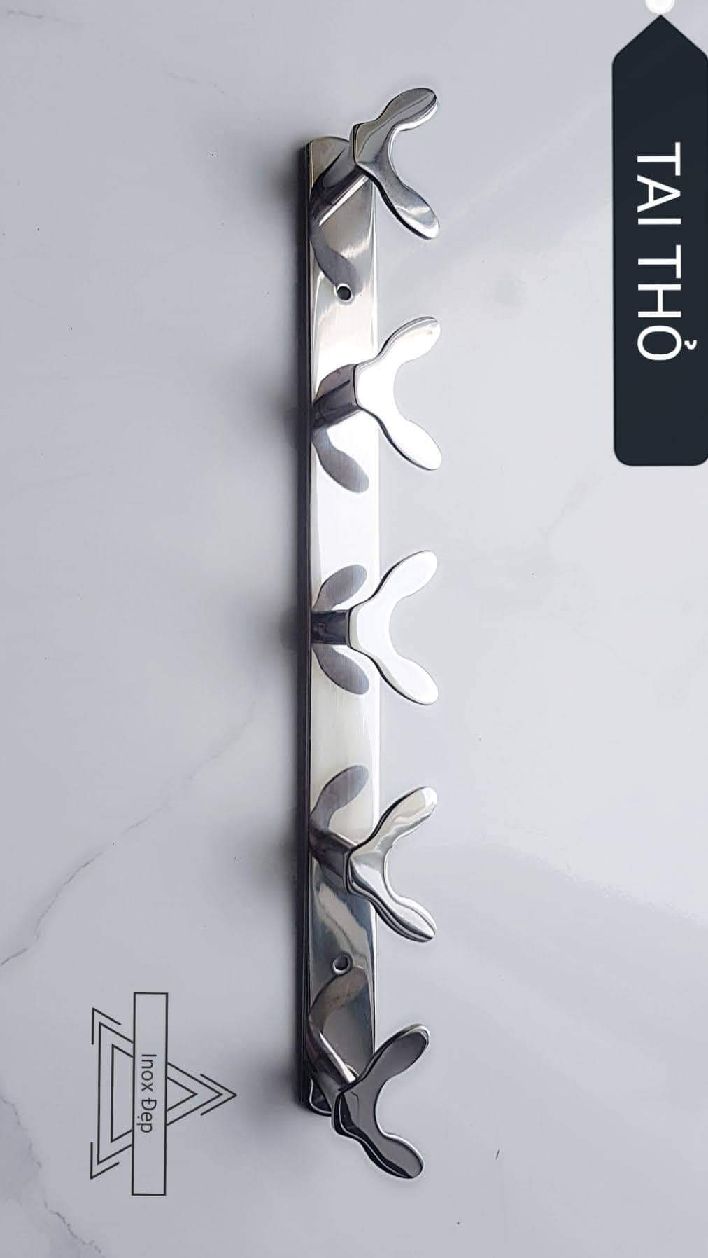 MÓC TREO QUẦN ÁO GẮN TƯỜNG SIÊU TIỆN DỤNG,CHẮC CHẮN,INOX 304 CHỐNG ĂN MÒN CAO,TRANG TRÍ NHÀ CỬA