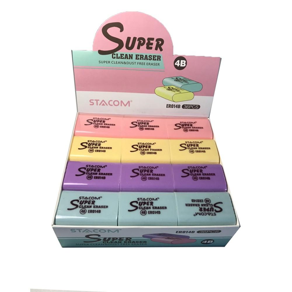 Gôm chì 4B nhiều màu STACOM/ER014B