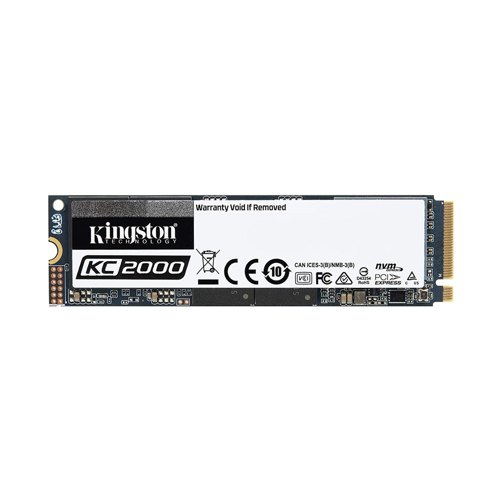 Ổ cứng SSD Kingston KC2000 M.2 PCIe Gen3 x4 NVMe 250GB SKC2000M8/250G - Hàng Chính Hãng