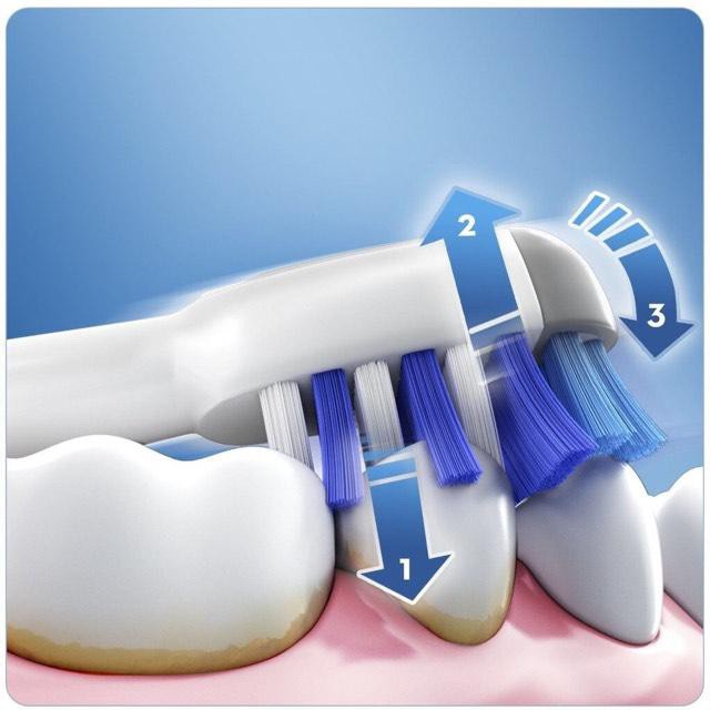 Cho máy Oral B Braun, bộ 4 Đầu Bàn Chải đánh răng điện thay thế MIHOCO EB28-P New Sensitive, làm sạch răng, cho nướu nhạy cảm, BỊ VIÊM
