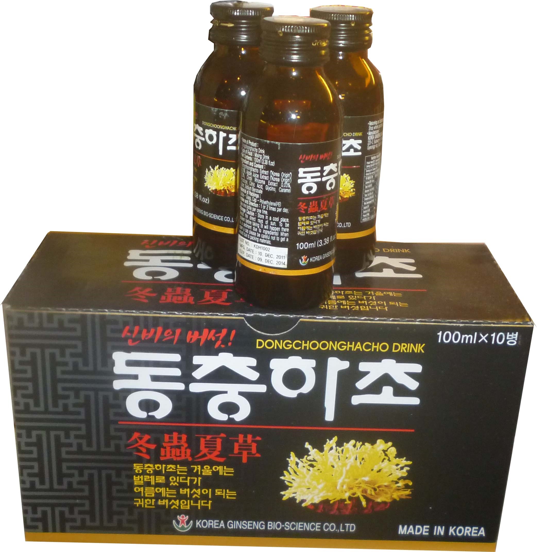 Nước Đông Trùng Hạ Thảo Hàn Quốc Bio Apgold (100ml x 10)