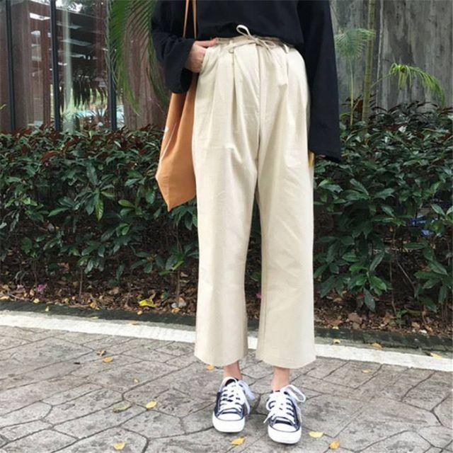 (Có sẵn)Baggy lưng cao ulzzang
