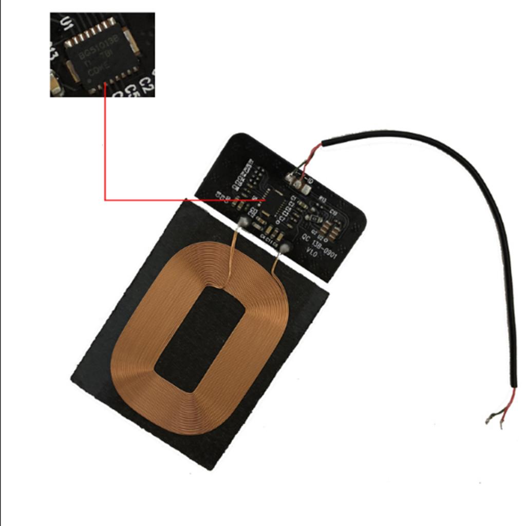 Charging Receiver Module Ultra-thin Coil PCB Circuit Board Durable Black