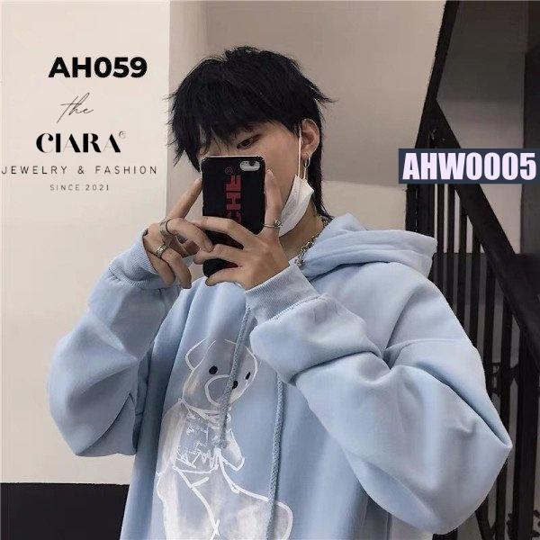 ÁO HOODIE NAM NỮ̀ ̣̆ ̂́ ̂̃Áo Hoodie CIARA Nỉ Bông GẤU TEDDY Cá Tính Phong Cách Hàn Quốc Năng Động