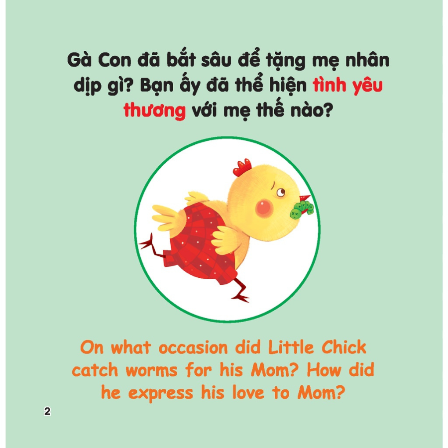 Rèn Luyện Kỹ Năng Giao Tiếp Bằng Tranh Cho Bé - Lời Yêu Thương