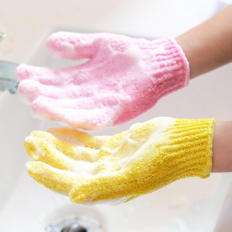 Găng tay tắm tẩy tế bào chết đa năng có thể massage và dưỡng ẩm cho da
