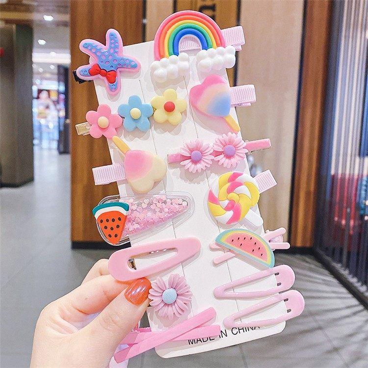 Cặp Tóc/Kẹp Cặp Tóc Cho Bé Gái Lớn Nhiều Hình Ngộ Nghĩnh Siêu Dễ Thương