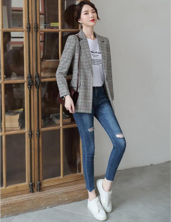 Áo khoác vest, blazer nữ cao cấp phong cách Hàn Quốc NA72