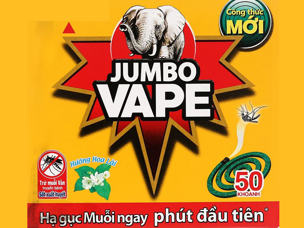 50 Khoanh Nhang Muỗi Jumbo M2 Hương Hoa Lài 600g