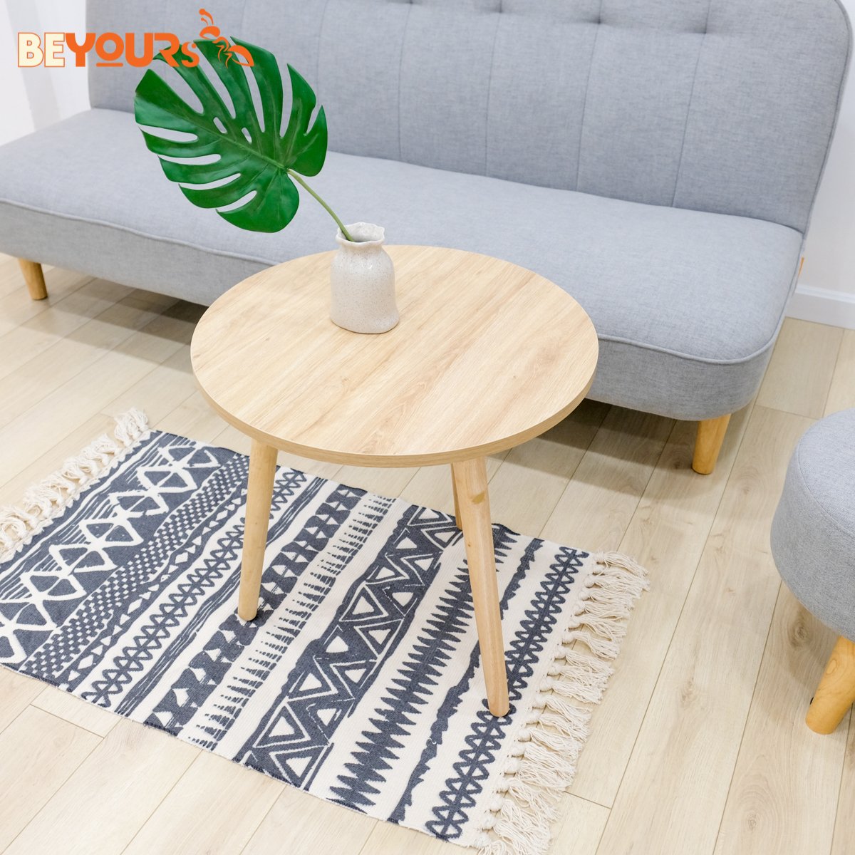 Bộ Sofa Giường Bàn Trà Ghế Đôn BEYOURs Đa Năng Tiện Dụng Nội Thất Phòng Khách Lắp Ráp Dễ Dàng