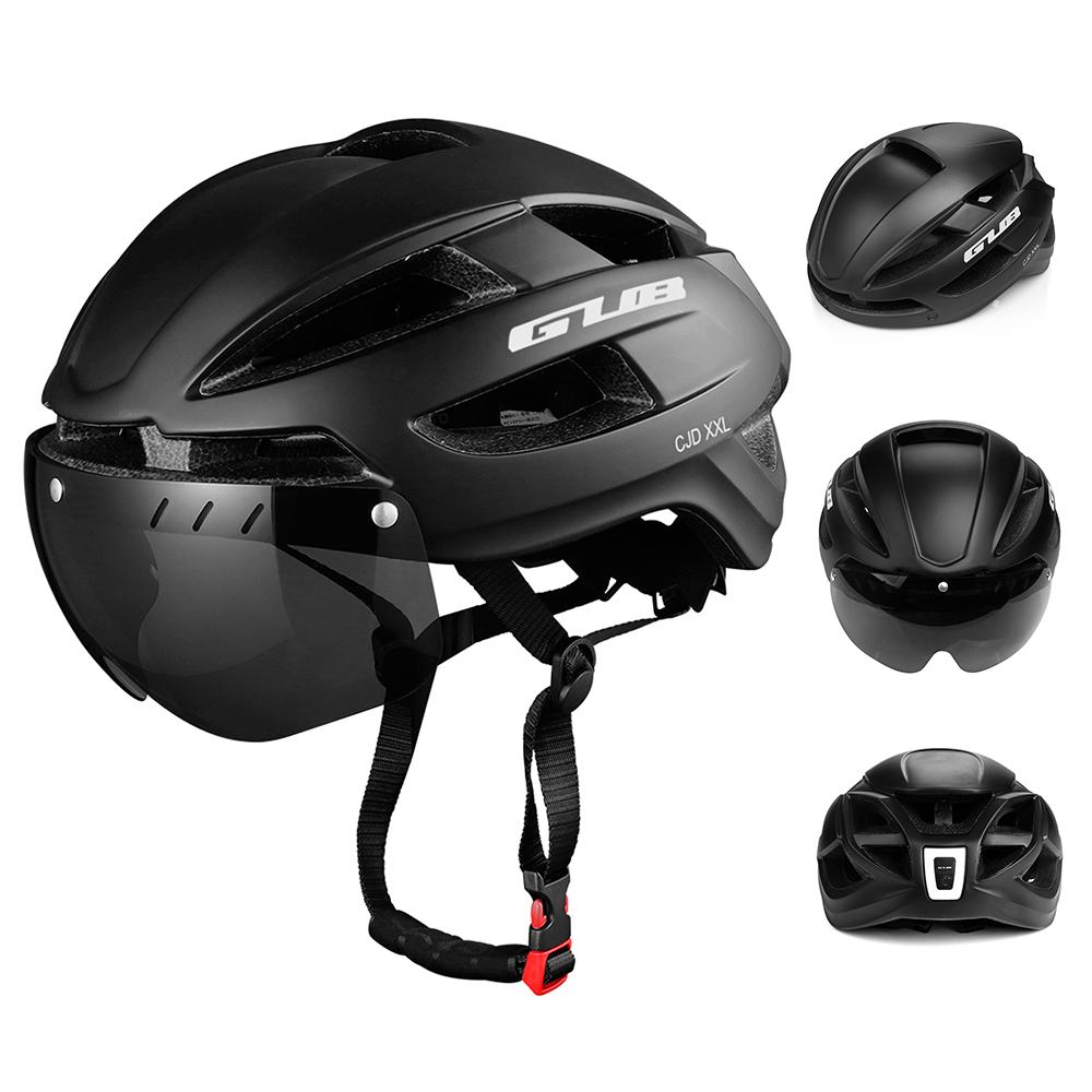 GUB Bike Helmet with Detachable Magnetic Goggles Men Women Ultralight Adjustable MTB Cycling Bicycle Helmet Sports