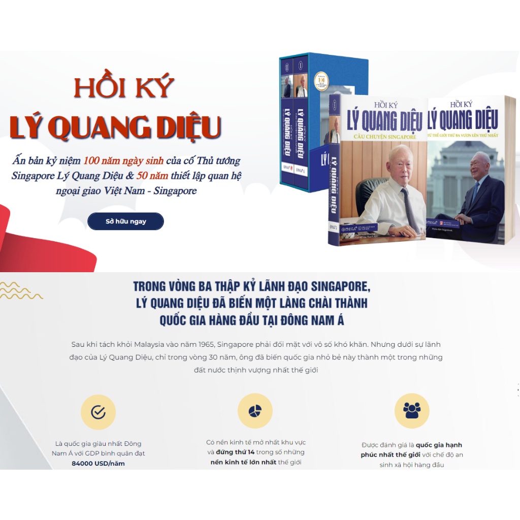 Bộ Sách Hồi Ký Lý Quang Diệu