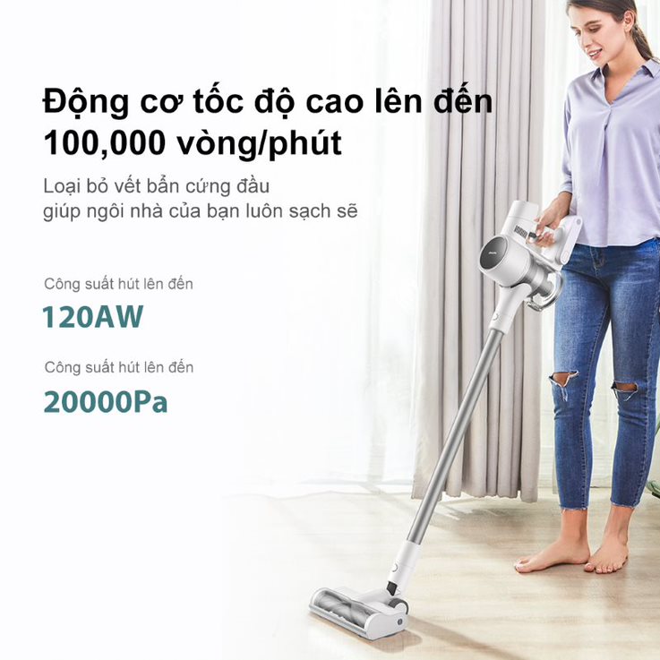 Máy Hút Bụi Cầm Tay Không Dây Dreame T10 - Lực Hút 20.000 Pa - Phiên Bản Quốc Tế - Hàng chính hãng