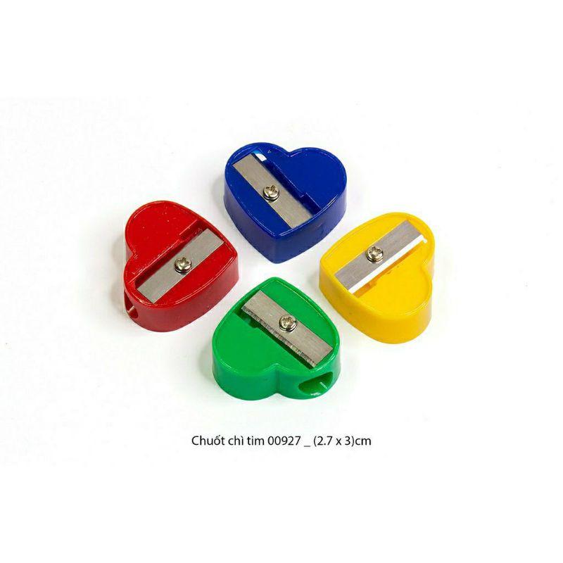 Gọt bút chì hình tim, chuốt chì tim