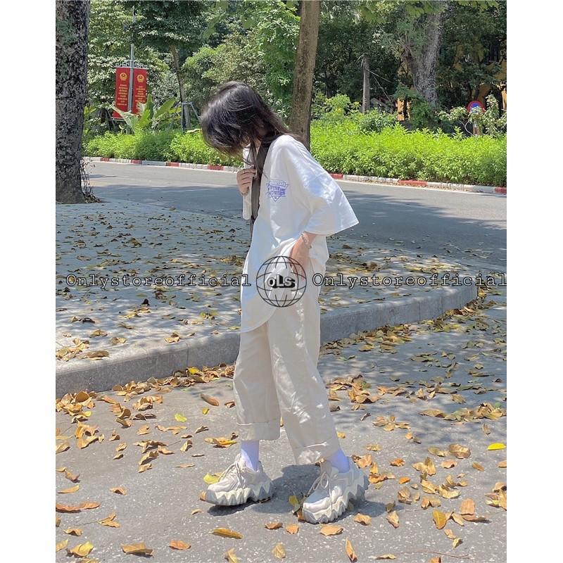 Set áo oversize+quần ống rộng
