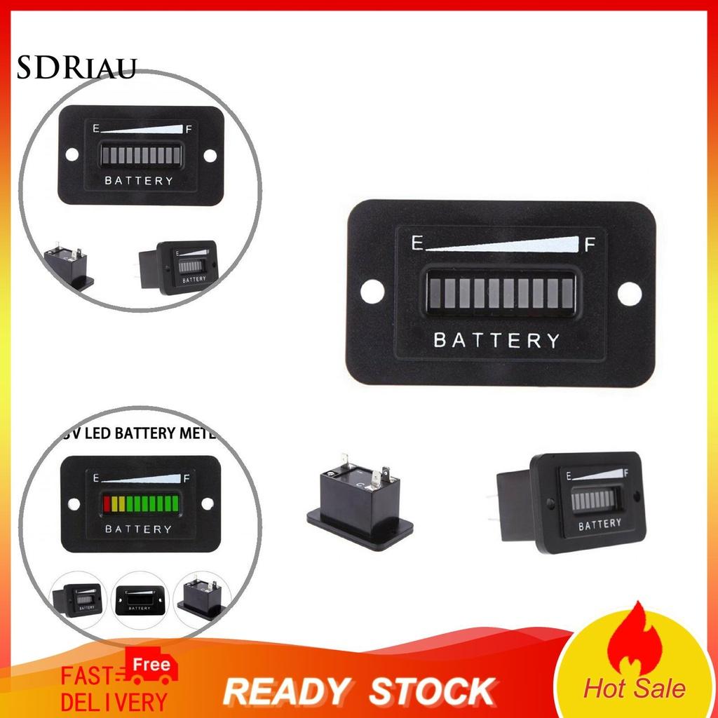 Đồng hồ đo nhiên liệu có đèn LED 10 số pin thiết kế nhỏ gọn đơn giản