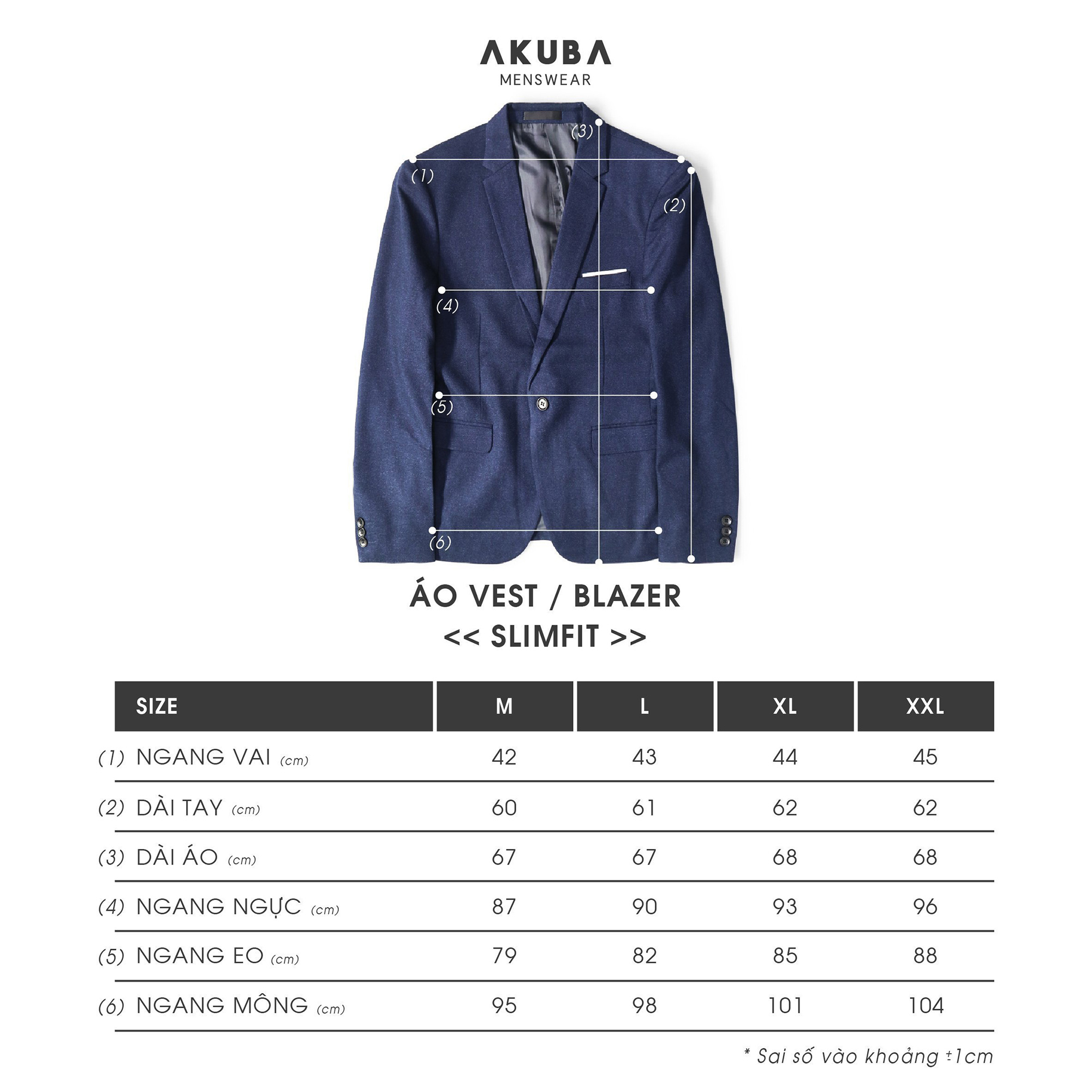 Áo khoác Blazer nam công sở sang trọng AKUBA họa tiết kẻ sọc, vải flannel mềm mại, mặc thoải mái 01K3004