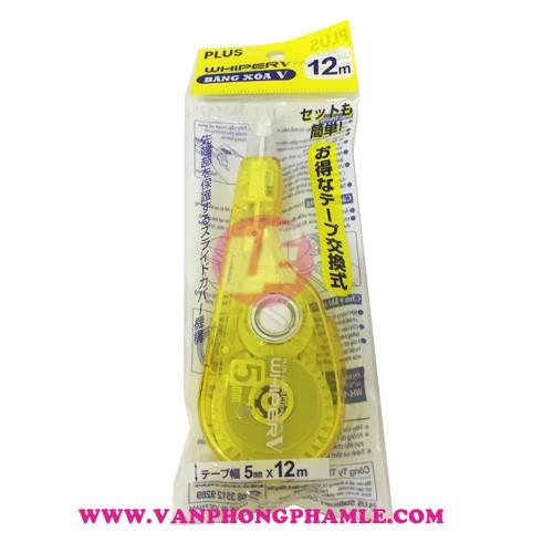 Băng xóa giấy Plus WhiperV 5mm x 12m