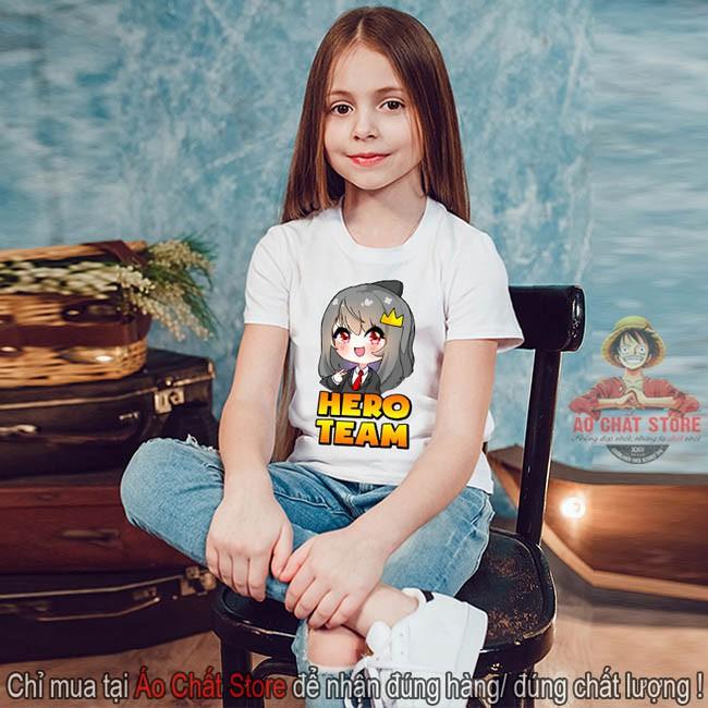 (3 màu) Áo thun SAMMY ĐÀO siêu cute | Áo Hero Team SAMMY ĐÀO cho bé gái siêu đẹp MC27 | Áo Chất Store