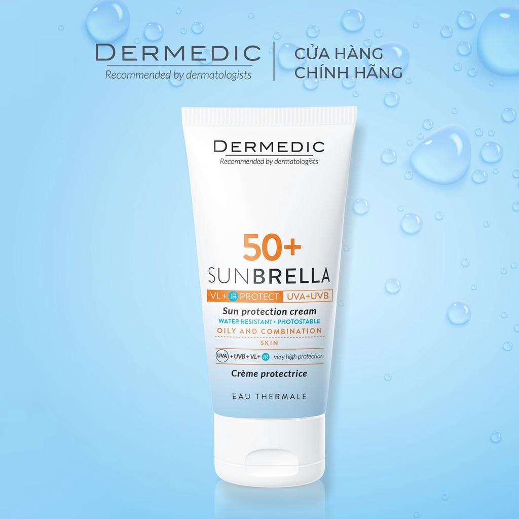 Kem chống nắng dành cho da dầu Dermedic Sunbrella Sun Protection Cream Oily and Combination Skin SPF 50+