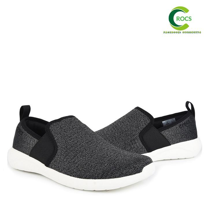 Giày vải chống hôi chân Literide Slip on cho nam màu đen