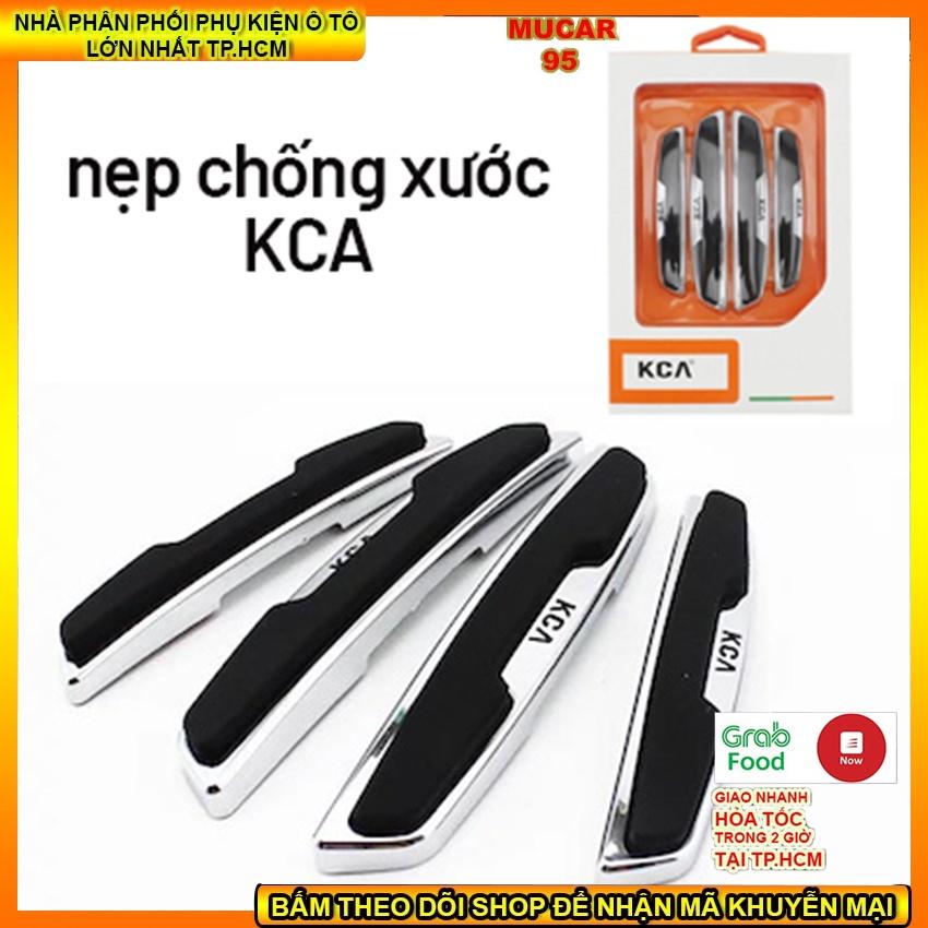 Bộ 4 Thanh Nẹp chống xước KCA , Miếng chống xước cửa xe ,Bộ 4 miếng dán chống va đập cửa xe ô tô, xe hơi