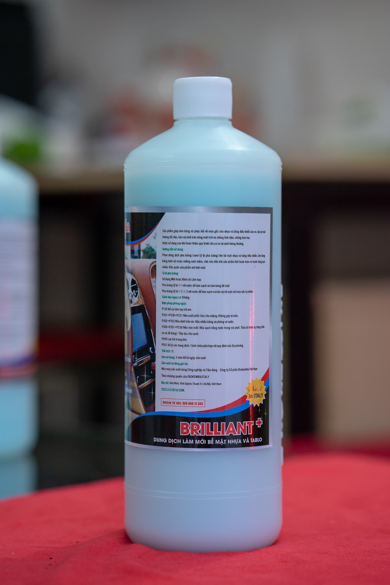 Dung Dịch Làm Bóng, Bảo Dưỡng Nhựa Và Tablo Ekokemika Brilliant+ - Hàng Chính Hãng