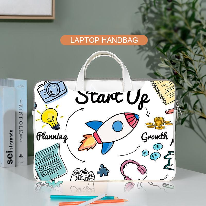 Dễ Thương Laptop Chất Liệu Da PU Cao Cấp 13.3 12 15.6 16Inch Chống Nước Túi Đựng Máy Tính Xách Tay Macbook Air Pro Xiaomi Huawei Máy Tính Cặp túi Xách Tay