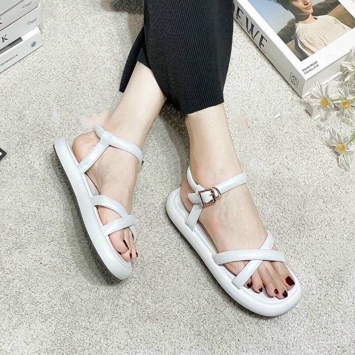 Sandal nữ 2p đế bánh mì SANDAL QUAI CHÉO X siêu êm