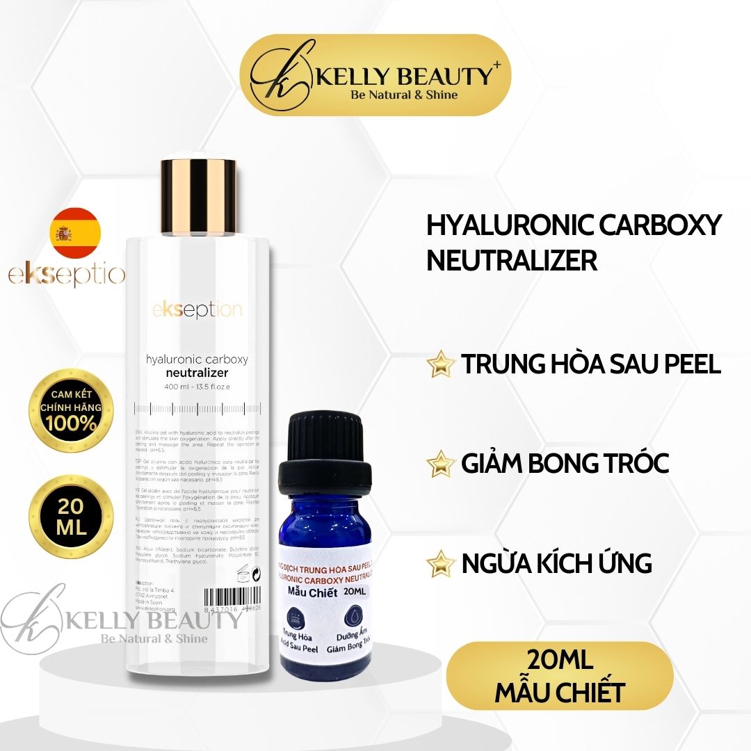 Mẫu Chiết Các Dòng ekseption peel - Pure Skin Peel White-Up Peptide Peel Retin-Oil Peel Couperix Peptide Peel  Kelly Beauty - Trung Hòa 20ml